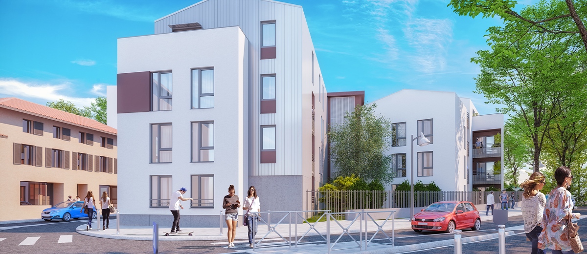 Programme immobilier neuf Vénissieux proche commerces et transports (69200)