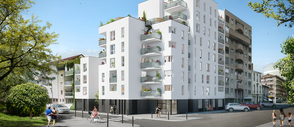 Programme immobilier neuf Villeurbanne proche métro A (69100)