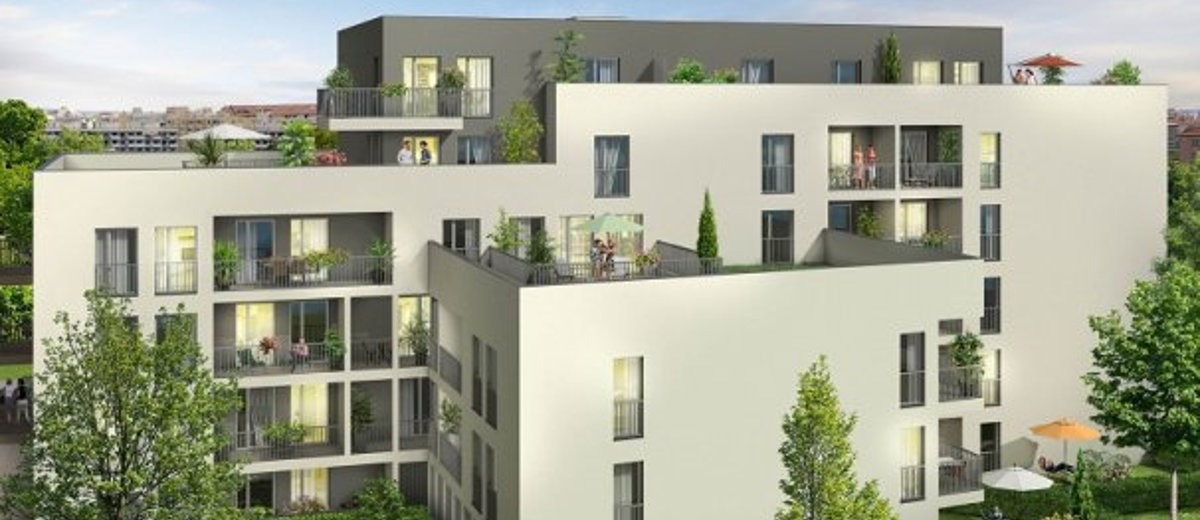 Programme immobilier neuf Villeurbanne proche métro A Flachet (69100)