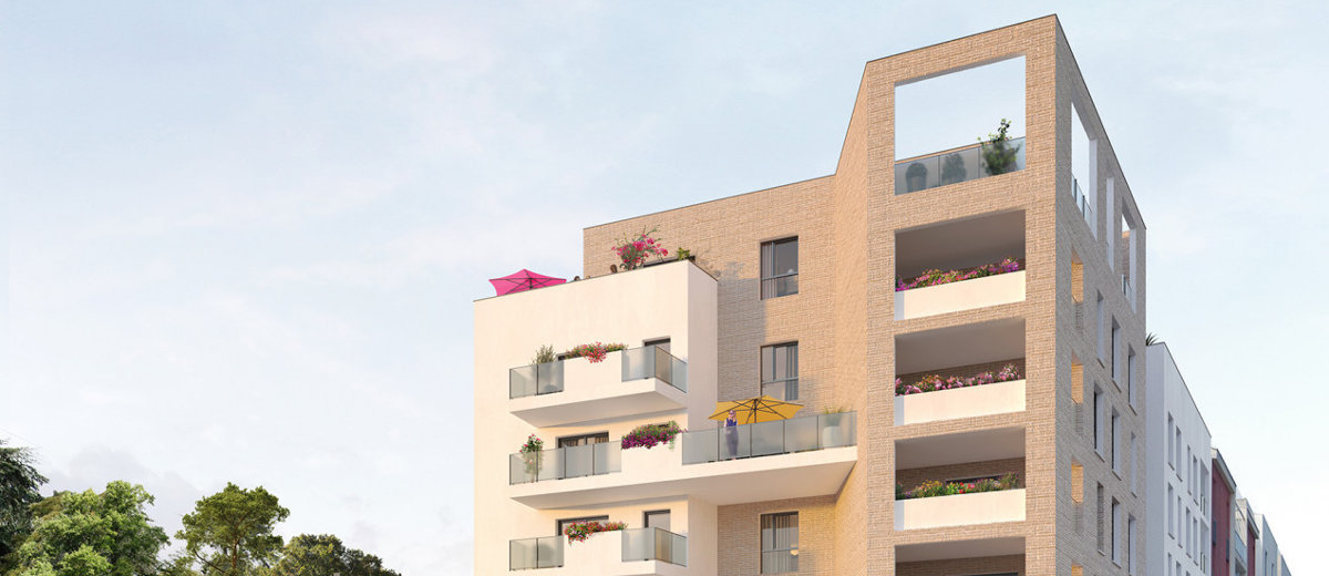 Dépêchez vous d'acheter un bel et confortable appartement neuf parmi les programmes immobiliers neufs en livraison rapide de l'Est lyonnais ou sur ce programme neuf situé à Décines-Charpieu hyper-centre, dans les environs de Lyon Est, avant qu'il ne soit plus disponible à la vente et profitez ainsi des nombreux avantages des logements neufs lyonnais tout en étant connecté à Lyon grâce à la nouvelle ligne de tramway T7 !